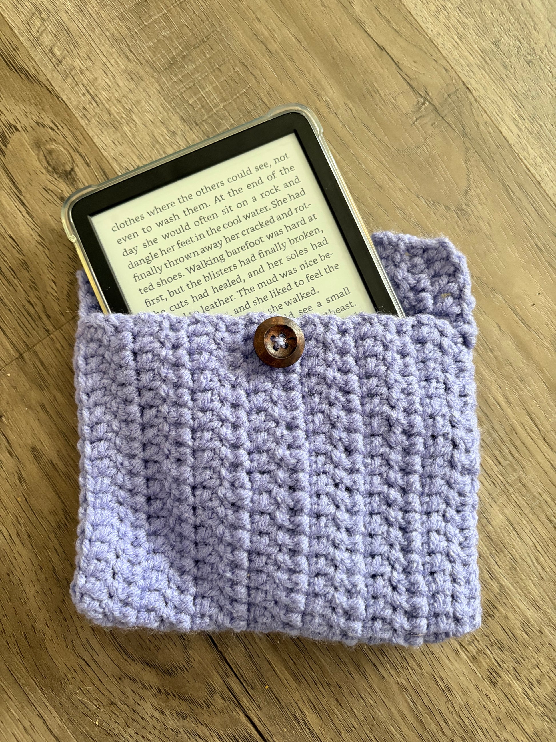 Crochet E-reader Sleeve
